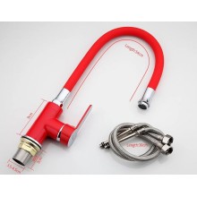 Смеситель для кухни Frap H43 F4043 Красный Хром