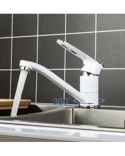 Смеситель для кухни Frap H49 F4549 Белый Хром