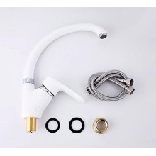 Смеситель для кухни Frap F4166-8 Белый