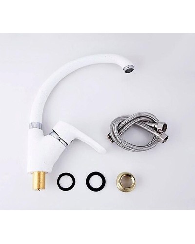 Смеситель для кухни Frap F4166-8 Белый