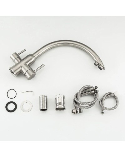 Смеситель для кухни Frap H899 F43899 Сатин