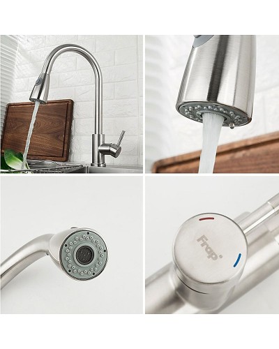 Смеситель для кухни Frap H899 F60899-1 Сатин