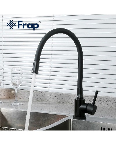Смеситель для кухни Frap F40994-6 Черный матовый