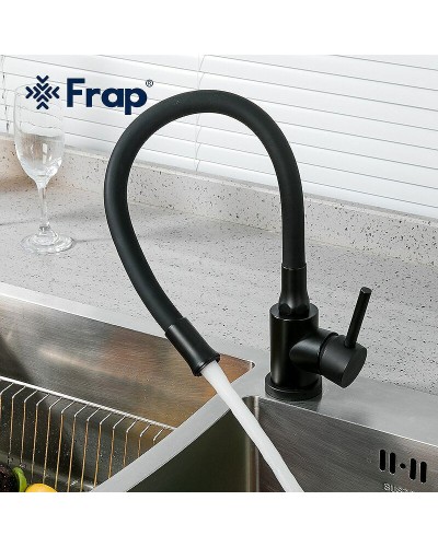 Смеситель для кухни Frap F40994-6 Черный матовый