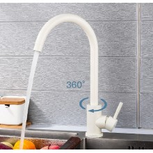 Смеситель для кухни Frap F40899-1 Белый