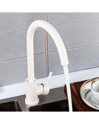 Смеситель для кухни Frap F40899-1 Белый