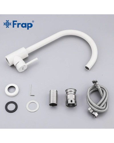 Смеситель для кухни Frap F40899-1 Белый