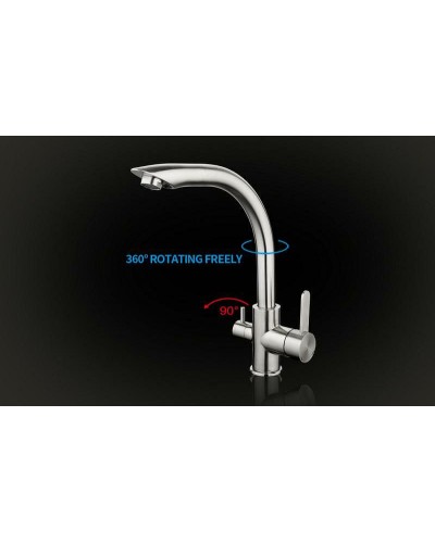 Смеситель для кухни Gappo G4399 Нержавеющая сталь