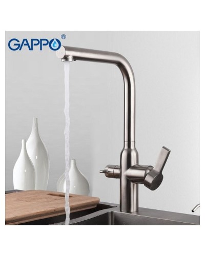 Смеситель для кухни Gappo G4399-4 Нержавеющая сталь