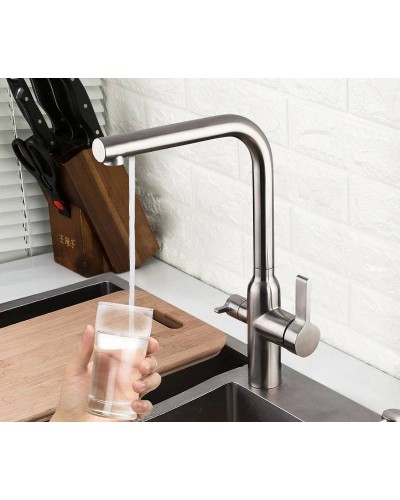 Смеситель для кухни Gappo G4399-4 Нержавеющая сталь