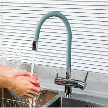 Смеситель для кухни Gappo G4398-30 Хром Серый