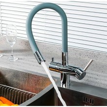 Смеситель для кухни Gappo G4398-30 Хром Серый