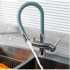 Смеситель для кухни Gappo G4398-30 Хром Серый