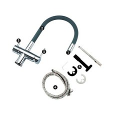 Смеситель для кухни Gappo G4398-30 Хром Серый