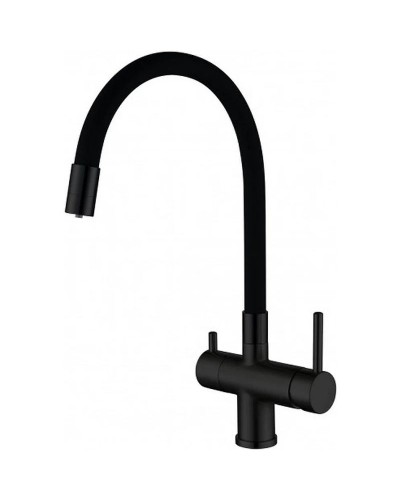 Смеситель для кухни Gappo G4398-36 Черный матовый