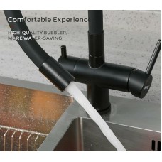 Смеситель для кухни Gappo G4398-36 Черный матовый