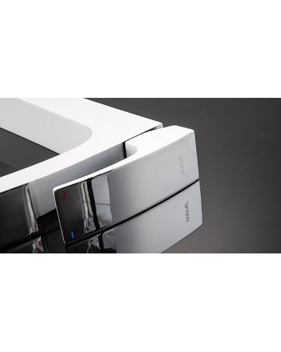 Смеситель для раковины Gappo G07 G1007-18 Белый Хром