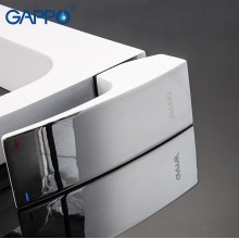 Смеситель для раковины Gappo G07 G1007-18 Белый Хром