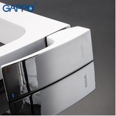 Смеситель для раковины Gappo G07 G1007-18 Белый Хром