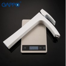 Смеситель для раковины Gappo G07 G1007-18 Белый Хром