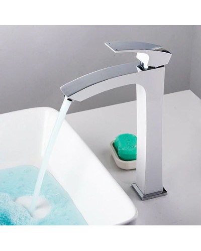 Смеситель для раковины Gappo G07 G1007-18 Белый Хром