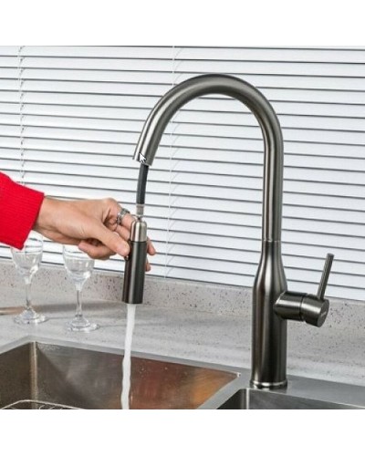 Смеситель для кухни Gappo G4398-45 Нержавеющая сталь