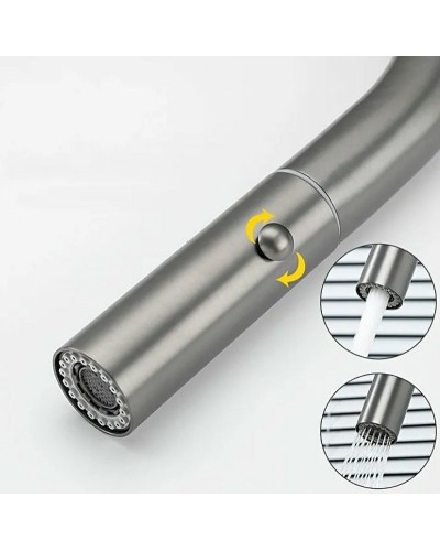 Смеситель для кухни Gappo G4398-45 Нержавеющая сталь