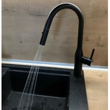 Смеситель для кухни Gappo G4398-46 Черный матовый