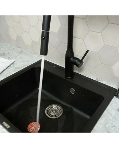 Смеситель для кухни Gappo G4398-46 Черный матовый