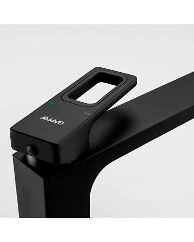 Смеситель для раковины Gappo G17-6 G1017-62 Черный матовый