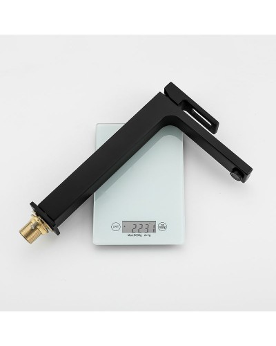 Смеситель для раковины Gappo G17-6 G1017-62 Черный матовый