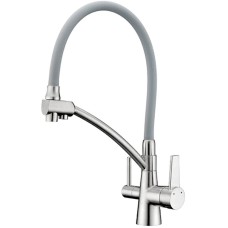 Смеситель для кухни Gappo G4398-17 Хром Серый