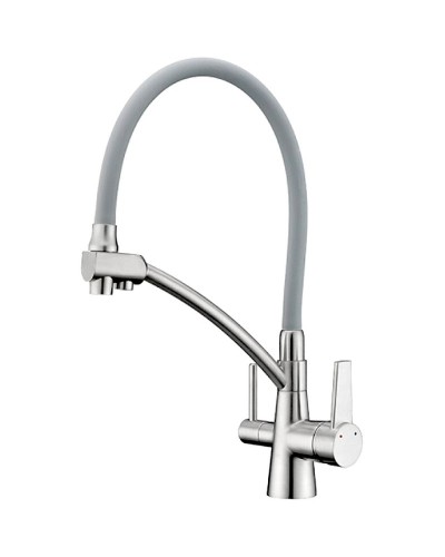 Смеситель для кухни Gappo G4398-17 Хром Серый