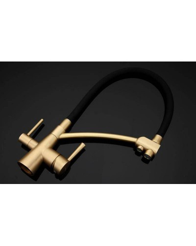 Смеситель для кухни Gappo G4398-1 Бронза Черный