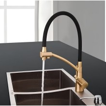 Смеситель для кухни Gappo G4398-1 Бронза Черный