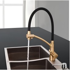 Смеситель для кухни Gappo G4398-1 Бронза Черный