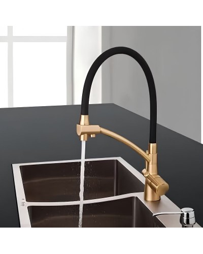 Смеситель для кухни Gappo G4398-1 Бронза Черный