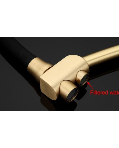 Смеситель для кухни Gappo G4398-1 Бронза Черный