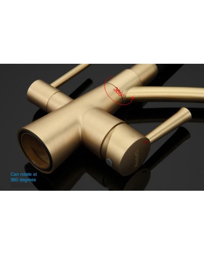 Смеситель для кухни Gappo G4398-1 Бронза Черный