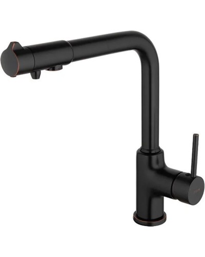 Смеситель для кухни Gappo G4390-10 Черный матовый