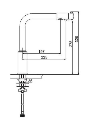 Смеситель для кухни Gappo G4390-10 Черный матовый