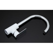 Смеситель для кухни Gappo G48 G4048 Белый Хром