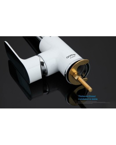 Смеситель для кухни Gappo G48 G4048 Белый Хром