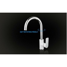 Смеситель для кухни Gappo G48 G4048 Белый Хром