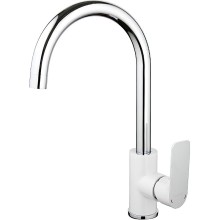 Смеситель для кухни Gappo G48 G4048 Белый Хром