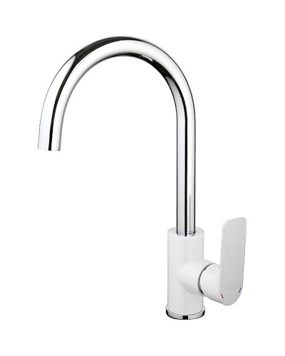 Смеситель для кухни Gappo G48 G4048 Белый Хром