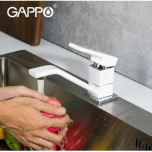 Смеситель для кухни Gappo G17-8 G4517-8 Белый