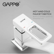 Смеситель для кухни Gappo G17-8 G4517-8 Белый