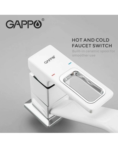 Смеситель для кухни Gappo G17-8 G4517-8 Белый