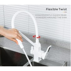 Смеситель для кухни Gappo G17-8 G4317-8 Белый